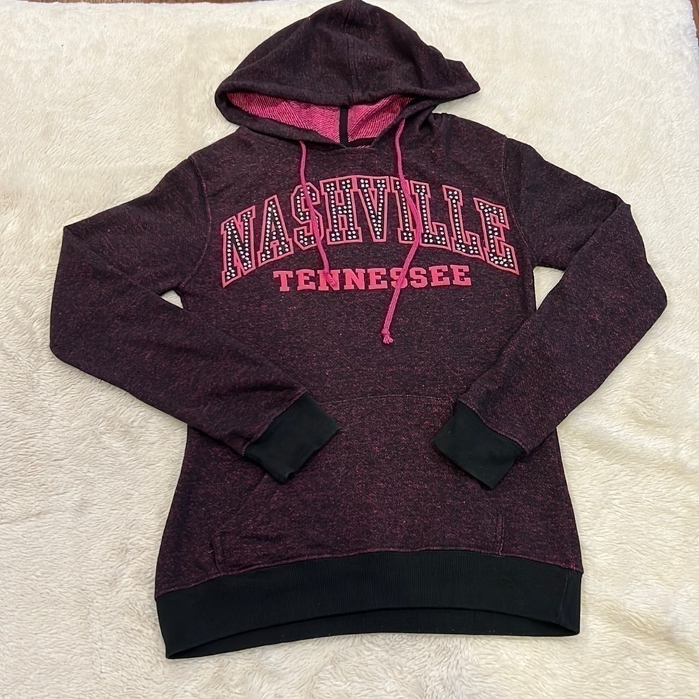 Nashville, Tennessee Hooded Sweatshirt Sz XL